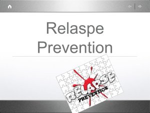Relaspe Prevention
