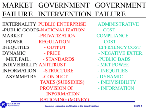 MARKET   GOVERNMENT   GOVERNMENT