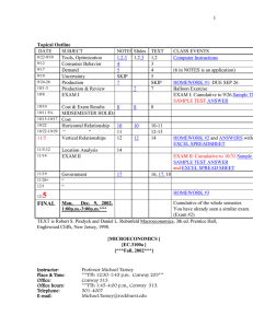 1 DATE SUBJECT