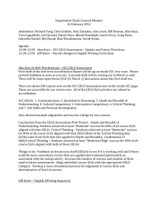 Department Chairs Council Minutes 16 February 2012