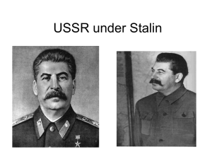USSR under Stalin
