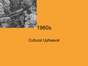 1960s Cultural Upheaval