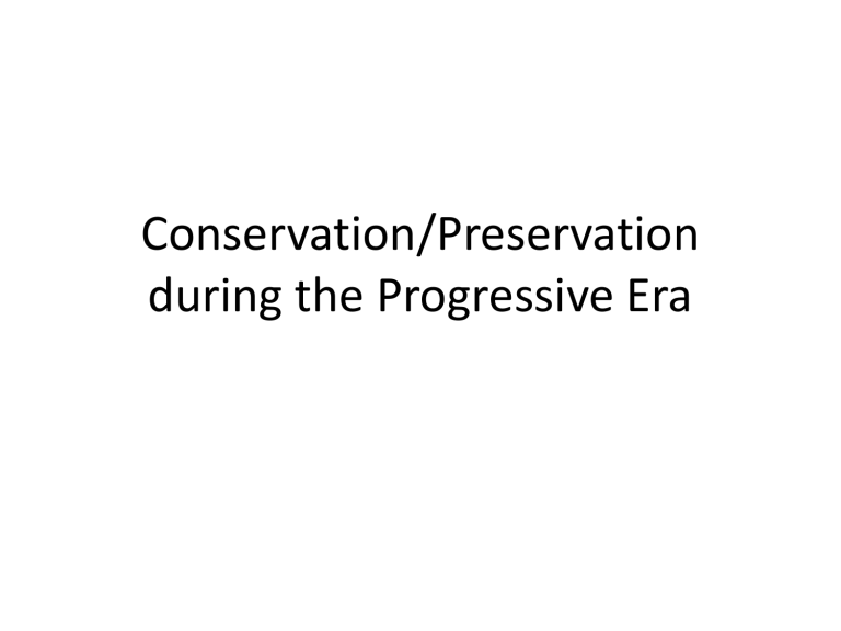 conservation-preservation-during-the-progressive-era