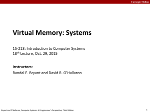 Virtual Memory: Systems