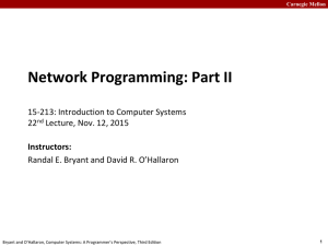 Network Programming: Part II