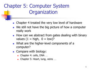 Chapter 5: Computer System Organization