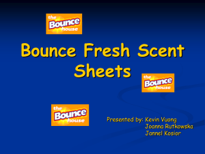 Bounce Fresh Scent Sheets Presented by: Kevin Vuong Joanna Rutkowska