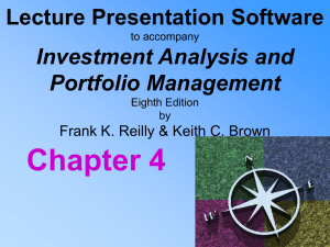 Chapter 4 Lecture Presentation Software Investment Analysis and Portfolio Management