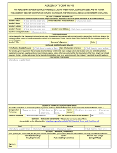 AGREEMENT FORM WV 48