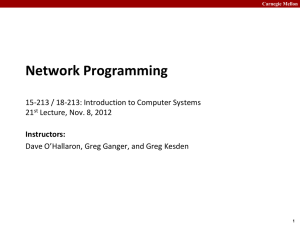 Network Programming