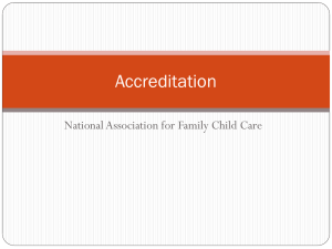 Accreditation National Association for Family Child Care