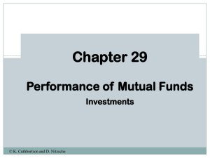 Chapter 29 Performance of  Mutual Funds Investments