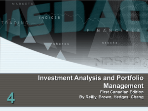 4 Investment Analysis and Portfolio Management First Canadian Edition