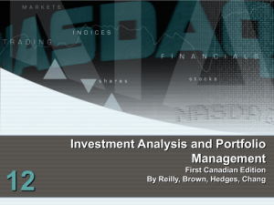 12 Investment Analysis and Portfolio Management First Canadian Edition
