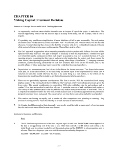 CHAPTER 10 Making Capital Investment Decisions