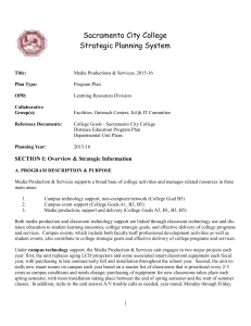 Sacramento City College Strategic Planning System