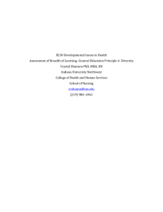 B230 Developmental Issues in Health