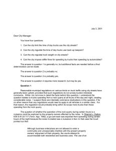 July 3, 2001  Dear City Manager: You have four questions: