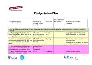 Pledge Action Plan