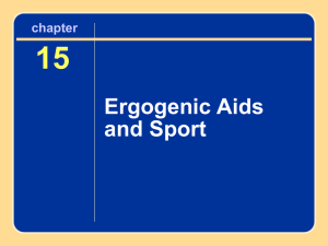 15 Ergogenic Aids and Sport chapter