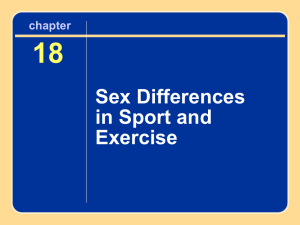 18 Sex Differences in Sport and Exercise