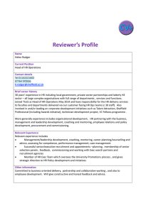 Reviewer’s Profile