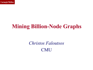 Mining Billion-Node Graphs Christos Faloutsos CMU CMU SCS