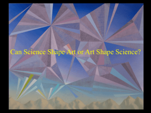 Can Science Shape Art or Art Shape Science?