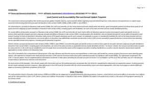 Local Control and Accountability Plan and Annual Update Template