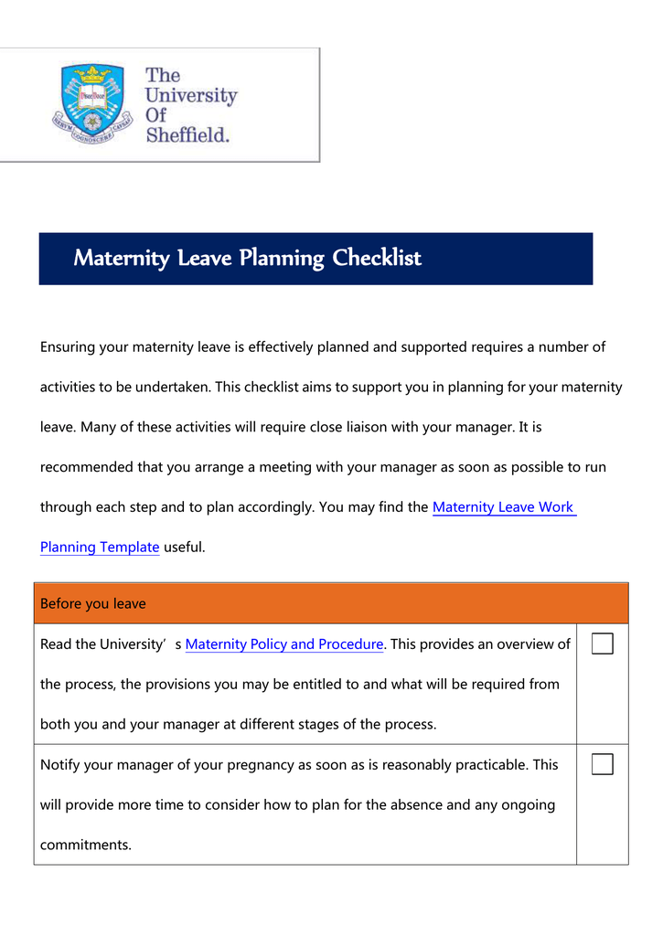 maternity-leave-planning-checklist