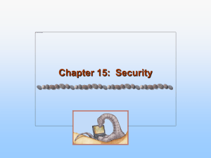 Chapter 15:  Security