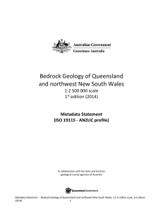 Bedrock Geology of Queensland and northwest New South Wales