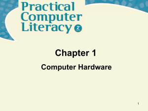 Chapter 1 Computer Hardware 1
