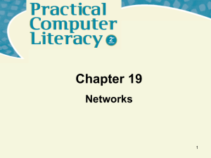 Chapter 19 Networks 1
