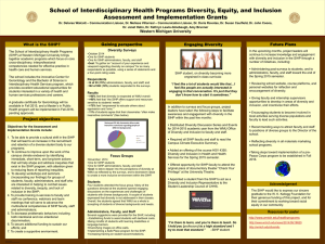 School of Interdisciplinary Health Programs Diversity, Equity, and Inclusion