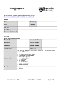 Module Outline Form 2016-17  Module