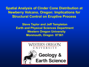Spatial Analysis of Cinder Cone Distribution at