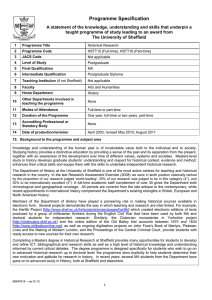 Historical Research HSTT15 (Full-time), HSTT16 (Part-time) Not applicable Postgraduate