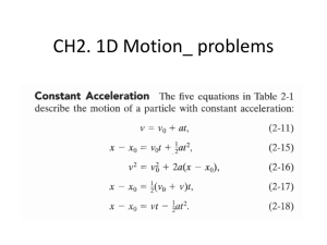 CH2. 1D Motion_ problems