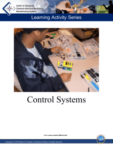 Control Systems Learning Activity Series