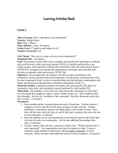 Learning Activities Bank