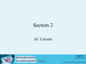 Section 2 AC Circuits