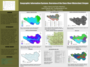 Geographic Information Systems: Overview of the Sixes River Watershed, Oregon