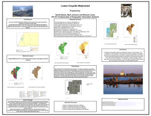 Lower Coquille Watershed Prepared by: Sandi Biester, Mark Johnson and Richard Lowes