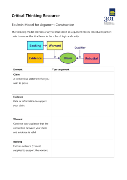 Op-Ed Argument Response Assignment