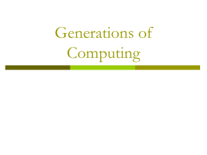 Generations of Computing