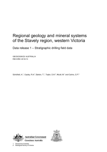 Regional geology and mineral systems of the Stavely region, western Victoria