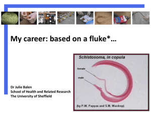 My career: based on a fluke*… Dr Julie Balen
