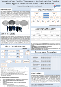 Measuring Cloud Providers’ Transparency: Application of Goal Question