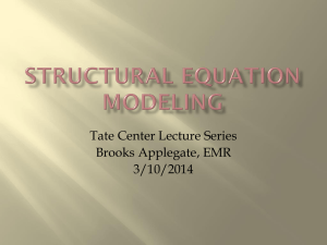Tate Center Lecture Series Brooks Applegate, EMR 3/10/2014